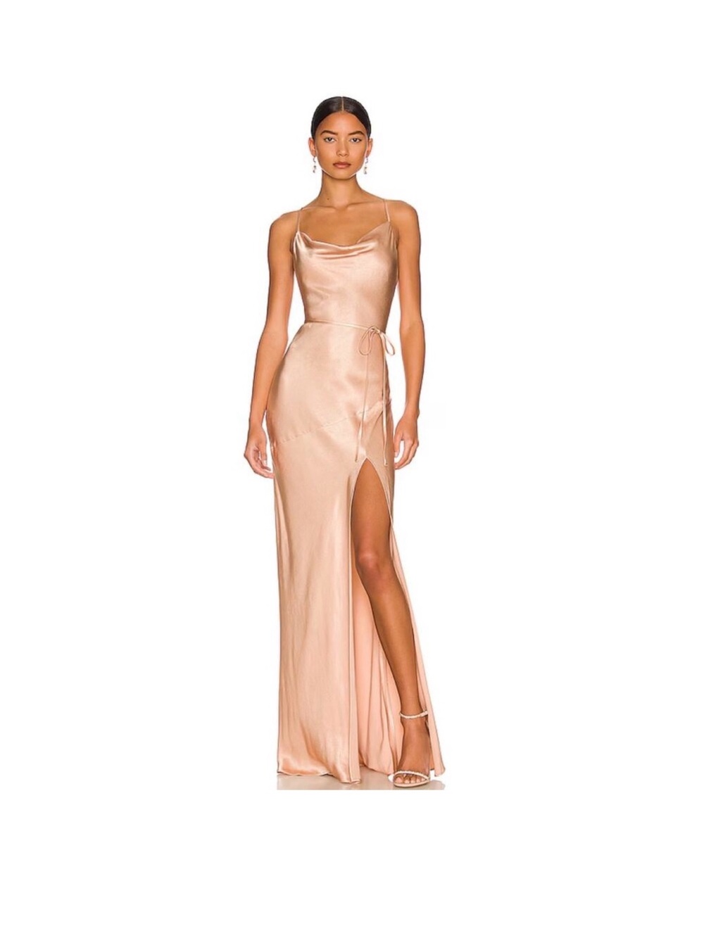 Shona Joy La Lune Lace Back Maxi Dress in Desert Rose
NWT